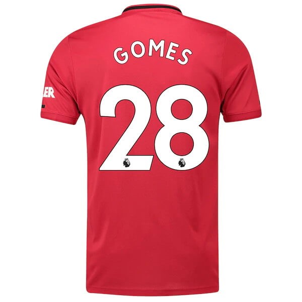 Maillot Football Manchester United NO.28 Gomes Domicile 2019-20 Rouge